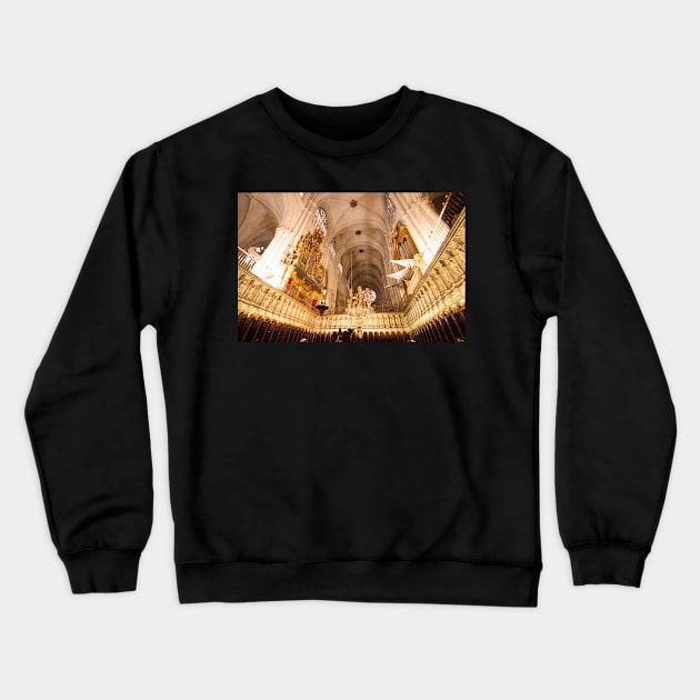 Toledo Cathedral Crewneck Sweatshirt by terezadelpilar